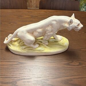 Vintage Royal‎ Dux by Jarl Otto Lioness Sculpture Art
